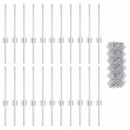 Ограда с пост Сребрист 0,4 x 25 м Стомана