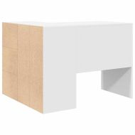 Ъглово бюро с чекмедже Бяло 102 x 88 x 75 см