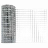 Ограда с пост Сребрист 0,6 x 25 м Стомана