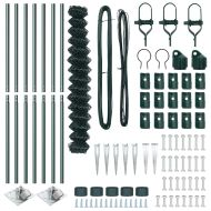 Стълб за ограда. Зелен 10 x 1,5 м (мрежа 40 x 40 мм)