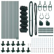 Стълб за ограда. Зелен 25 x 0,4 м (мрежа 40 x 40 мм)