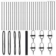 Стълб за ограда. Сив