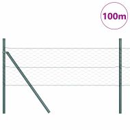 Шестоъгълно фиксиране на ограда за земята 100 x 0,4 м Сиво
