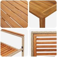 Комплект за хранене в градината 3 pcs Бежово