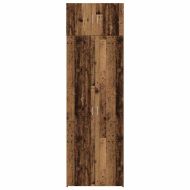 Шкаф за съхранение 3 pcs Старо дърво