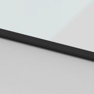 Плъзгаща се врата с комплект обков Черно 102,5x205 cm