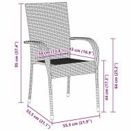 Комплект за хранене в градината 5 pcs Черно