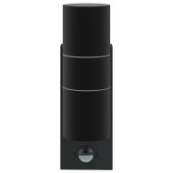 Външна стенна лампа 2 pcs Черно 7 x 10 x 22 см