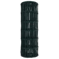 Европейска ограда Зелен 0,6 x 10 м Желязо с PVC покритие
