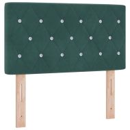 Облегалка за глава Тъмен зелен 80 cm Кадифе