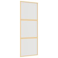 Плъзгаща се врата 76x205 см матирано ESG стъкло и алуминий