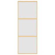 Плъзгаща се врата 76x205 см матирано ESG стъкло и алуминий