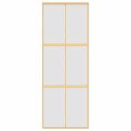 Плъзгаща се врата 76x205 см матирано ESG стъкло и алуминий