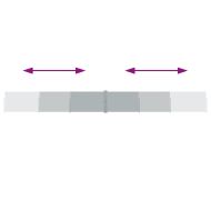 Прибираща се дворна странична тента, 140x1200 см, антрацит