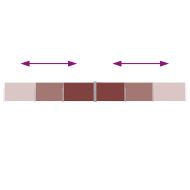 Прибираща се дворна странична тента, 140x1200 см, кафява