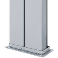 Прибираща се странична тента, черна, 180х600 см