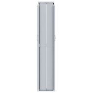 Прибираща се странична тента, червена, 220x600 см