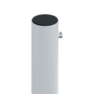 Прибираща се странична тента, кафява, 200х1000 см