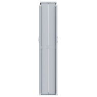 Прибираща се странична тента, кремава, 160х1200 см