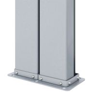 Прибираща се странична тента, черна, 180x12000 см