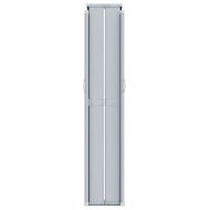 Прибираща се странична тента, кремава, 200х1200 см