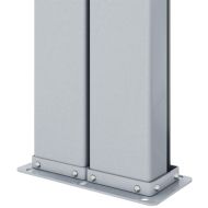 Прибираща се странична тента, синя, 200х1200 см