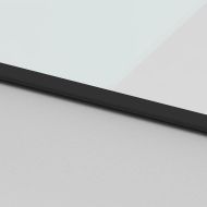 Плъзгаща се врата с обков 90x205 см Закалено стъкло&Алуминий