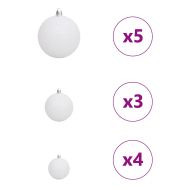 Изкуствена коледна елха с подсветка Зелен 150 cm PVC и метал