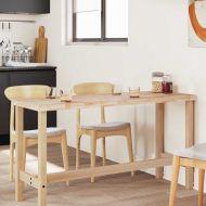 Плот за маса, правоъгълен, 120x60x4 см, акация масив