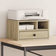 Стойка за принтер, дъб сонома, 40x32x22,5 см, инженерно дърво