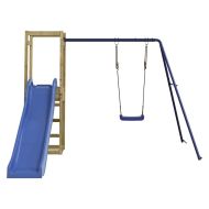 Комбинирано детско съоръжение за игра, импрегниран бор