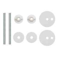 WC тоалетни седалки с капак, 2 бр, МДФ, дизайн на плаж