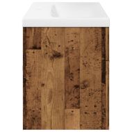 шкаф за мивка в банята с вграден басейн Старо дърво