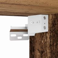 Шкаф за мивка в баня Черния дъб 80 х 39 х 62 см Инженерно дърво