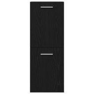 Комплект мебели за баня 4 pcs Черния дъб Инженерно дърво