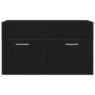 Шкаф за баня Черния дъб 80 x 38,5 x 46 cm Инженерно дърво