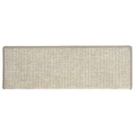 Изтривалки за стълби 15 бр. 65x21x4 см сребърни правоъгълни ръбове