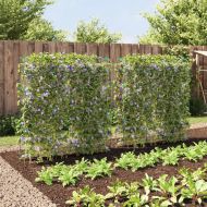 Градински перголи за увивни растения 2 бр U-рамка стомана