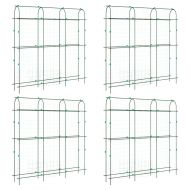 Градински перголи за увивни растения 4 бр U-рамка стомана