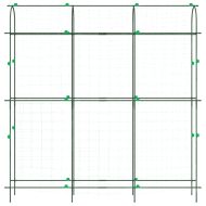 Градински перголи за увивни растения 4 бр U-рамка стомана