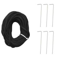 Коледна светеща елха с шипове 220 LED топло бяло 180 см