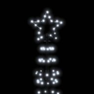 Коледна светеща елха с шипове 570 LED студено бяло 300 см