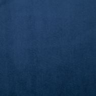 Фотьойл с хромирани крака, син, кадифе