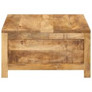 Маса за кафе, 80x55x30 см, масивно мангово дърво