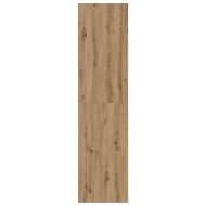 Гардероб, дъб артизан, 100x50x200 см, инженерно дърво