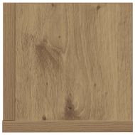 Стенни рафтове 2 бр дъб артизан 100x16,5x16,5см инженерно дърво