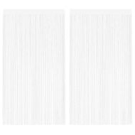 Пердета ресни, 2 бр, 100x250 см, бели