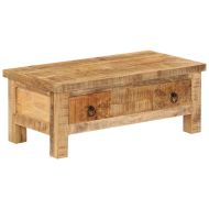 Маса за кафе, 90x45x35 см, мангово дърво масив