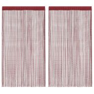 Пердета ресни, 2 бр, 140x250 см, бордо