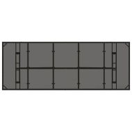 Комплект за хранене в градината 9 pcs Черно полиратан